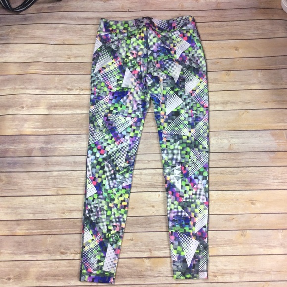 Fila Sport Running MultiColor Geometric Leggings - Picture 5 of 8